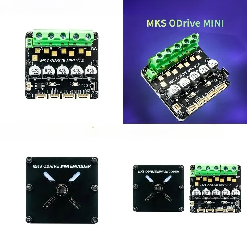 MKS XDrive MINI high-precision brushless servo motor controller, based on 3.6, with AS5047P encoder, suitable for