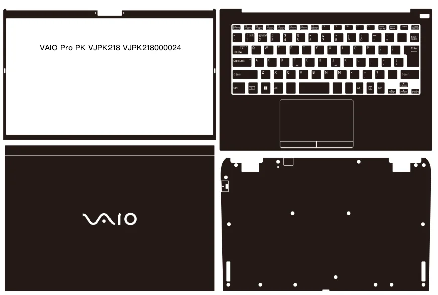 Laptop Vinyl Decal Cover Sticker Skin Protector For SONY VAIO Pro PK VJPK218 VJPK218000024 14-inch