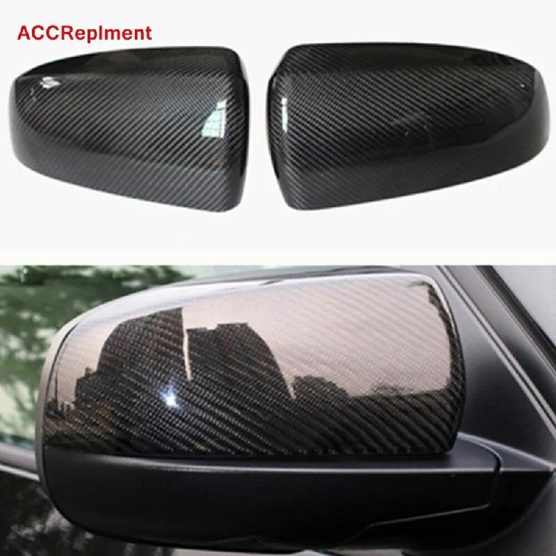 

Carbon Fiber Rearview Mirrors Cover Cap Fit for BMW X5 E70 X6 E71 2007-2013 Cover Replacement