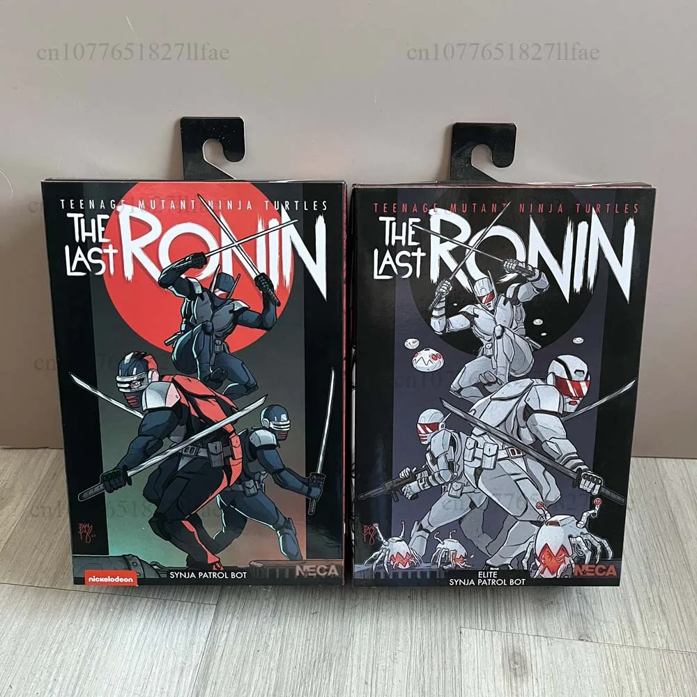 

NECA Figure The Last Ronin Elite Synja Patrol Bot Figure Turtle Action Figure Model Toys Joint Movable Doll Room Decor Gift