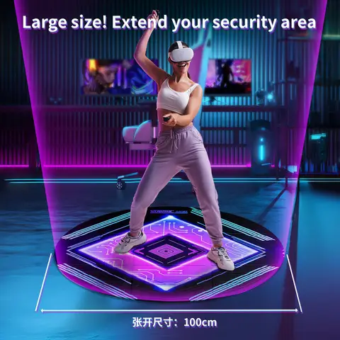 Hellodigi universella VR-glasögon sportgolvmatta halkfri och fallskyddande simulerad rymdtillbehör spelmatta 10 best sales VR-matta - №1