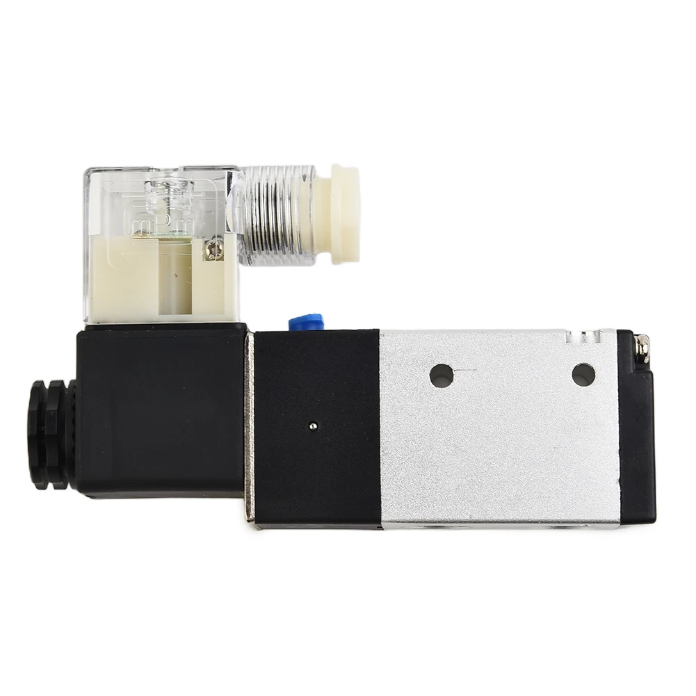 Pneumatic Solenoid Valve 3V210 08 Pneumatic Solenoid Valve AIRTAC Type 3 Way 2 Position 1/4 Port Aluminum Alloy