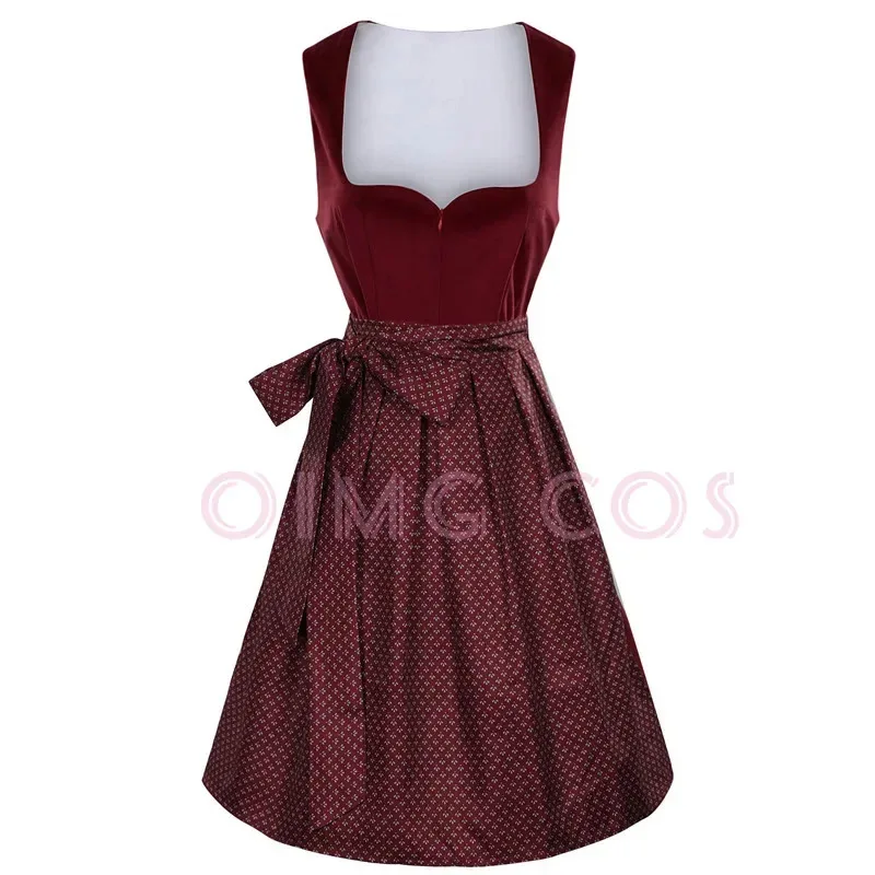 

Карнавальный костюм, немецкий пивной фестиваль, костюм, брюки, комплект на подтяжках, баварская женская одежда, платье