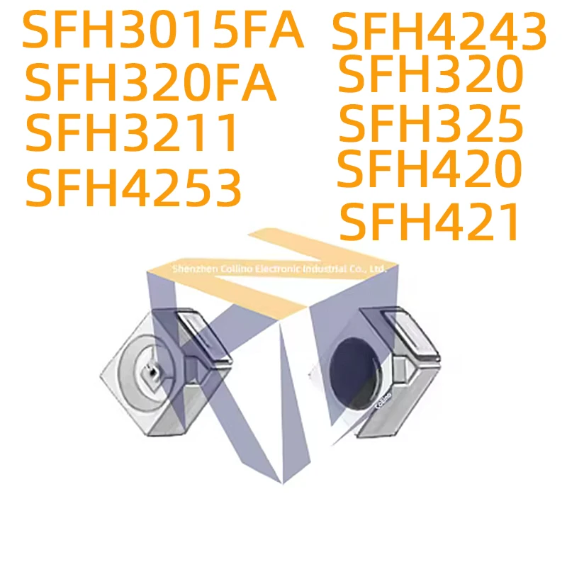5 piezas SFH320FA SFH420 SFH3211 SFH4253 SFH4243 SFH320 SFH421 SFH325 SMD NPN-Fototransistor de silicio