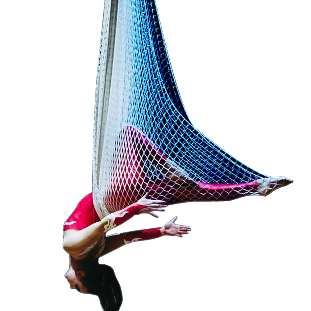 Aerial Yoga Net Polyester Gradient Color  Aerial Yoga Hammock Net for Circus Acrobatic Aerial Apparatus