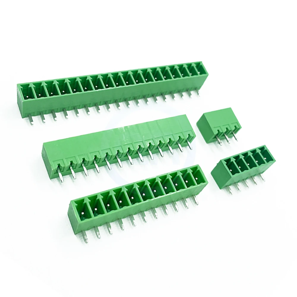 50Pcs KF2EDGV+2EDGR/15EDGV/15EDGR 3.5/3.81mm Solder PCB Terminal Block Straight/Right Angle Header