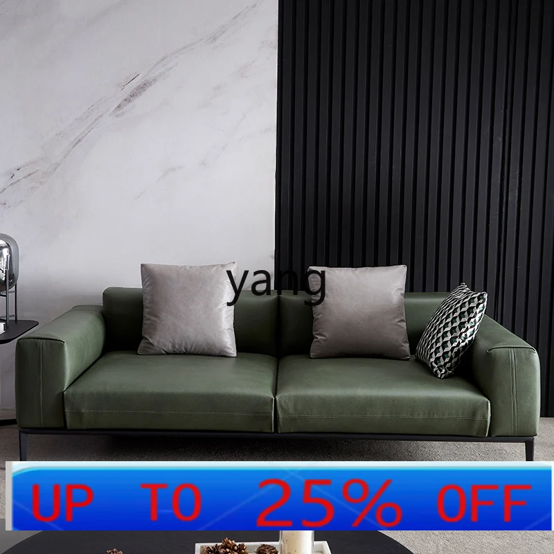 LMM Italian leave-in technology cloth sofa light luxury double three-person small apartment Internet celebrity