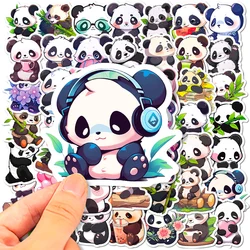 10/50Pcs Cartoon Cute Kawaii Panda Varied Stickers Pack for Kids Travel Luggage Notebook Phone Helmet Decoration Graffiti Decals