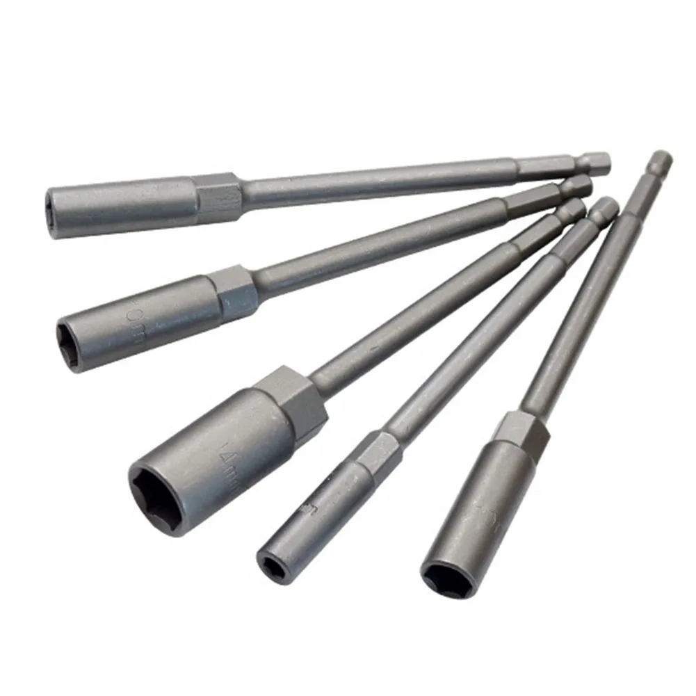 

1pc 6-19mm Socket Wrench 150mm Hexagon Nut Wrench Driver Drill Bit Adapter Socket Wrench Extension Sleeve Tools Parts
