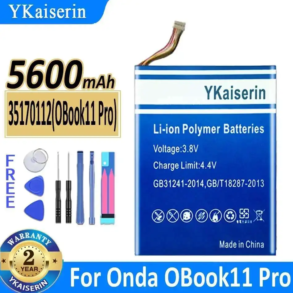 

Reliable Power Supply Laptop Battery 5600mAh Safe For Onda OBook11 Pro Obook 11 Pro HW-35170112 35170112 OBook11