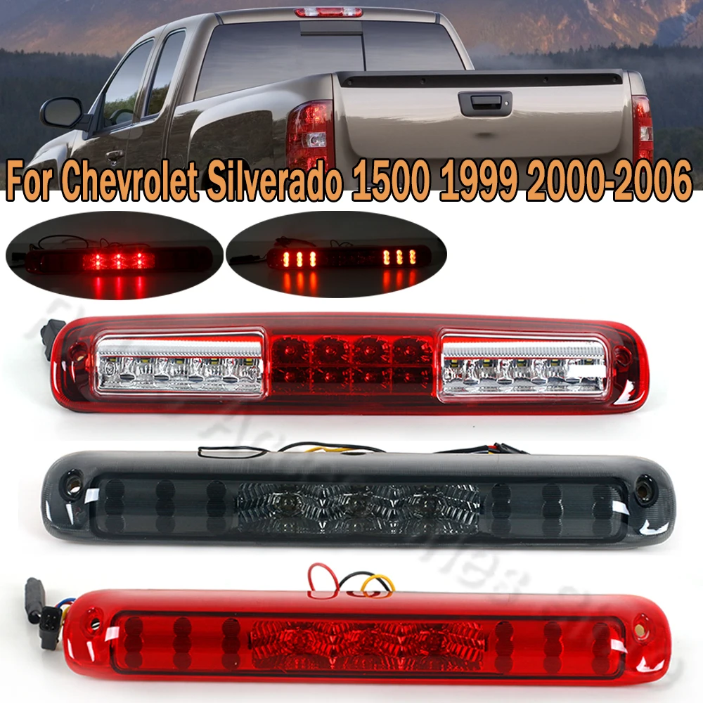 

Car Rear High Third Brake Stop Light 3nd Stop Brake Tailight Fit For Chevrolet Silverado 2500 1999 2000 2001-2004 For Car