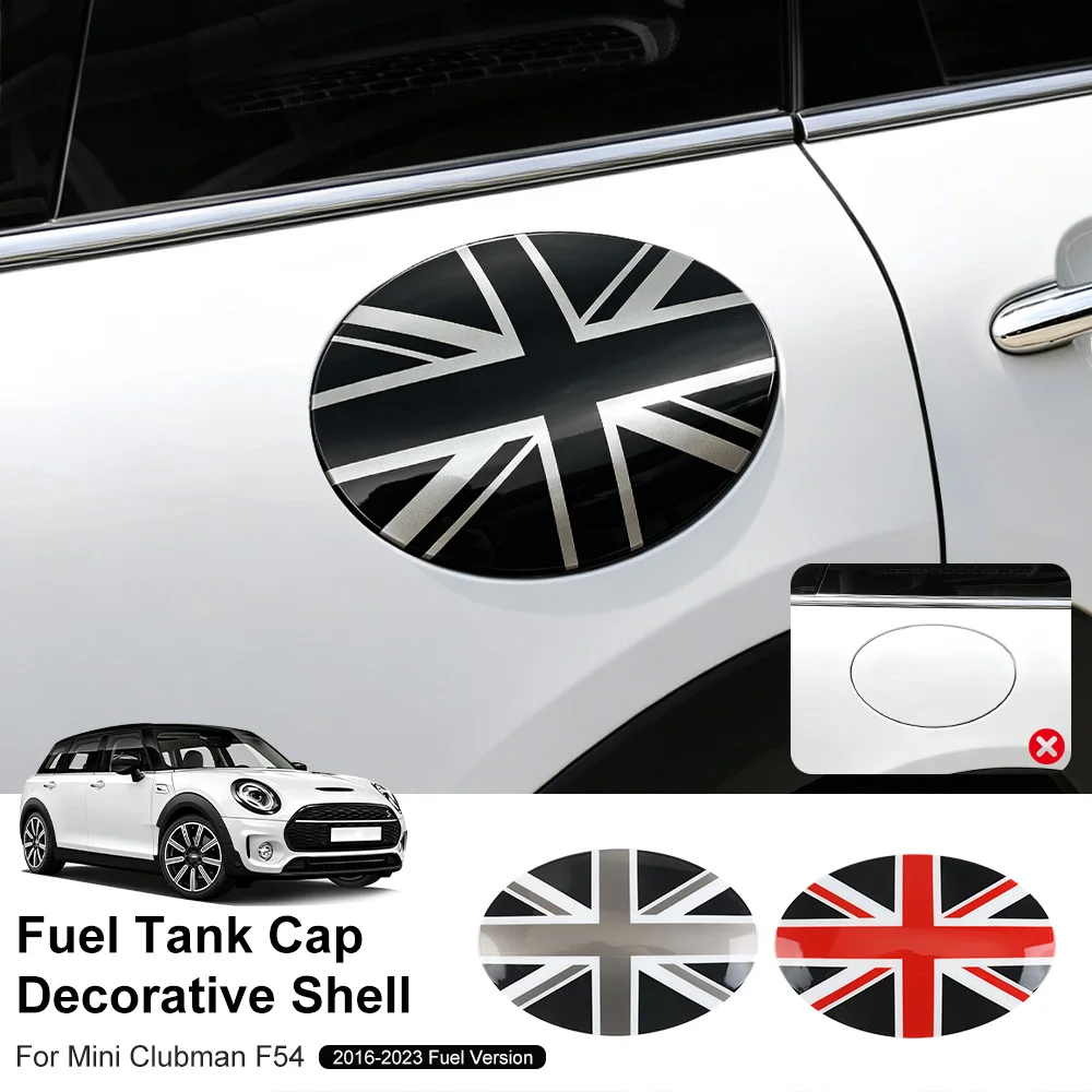 ABS Car Fuel Tank Cover Decoration Sticker Shell for MINI Clubman F54 2016-2023 Fuel Version Auto-Styling Exterior Accessories