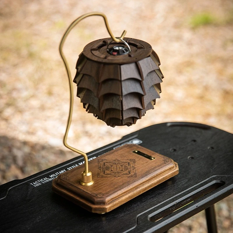 

Camping light base outdoor hanging chandelier brass shelf desktop