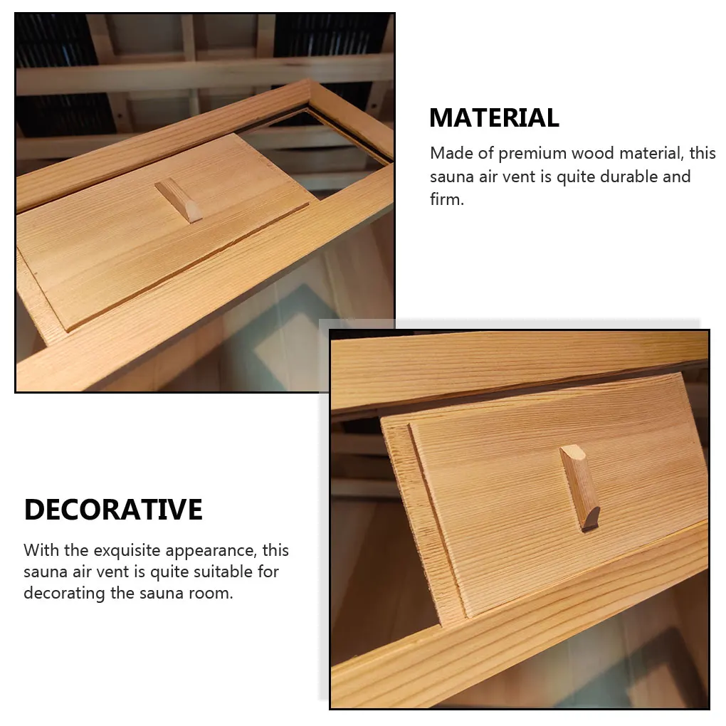Sauna Air Vent Multipurpose Room Supplies Ventilated Grille Practical Smooth  Handily Install Steam Outlet Sauna Air Vent