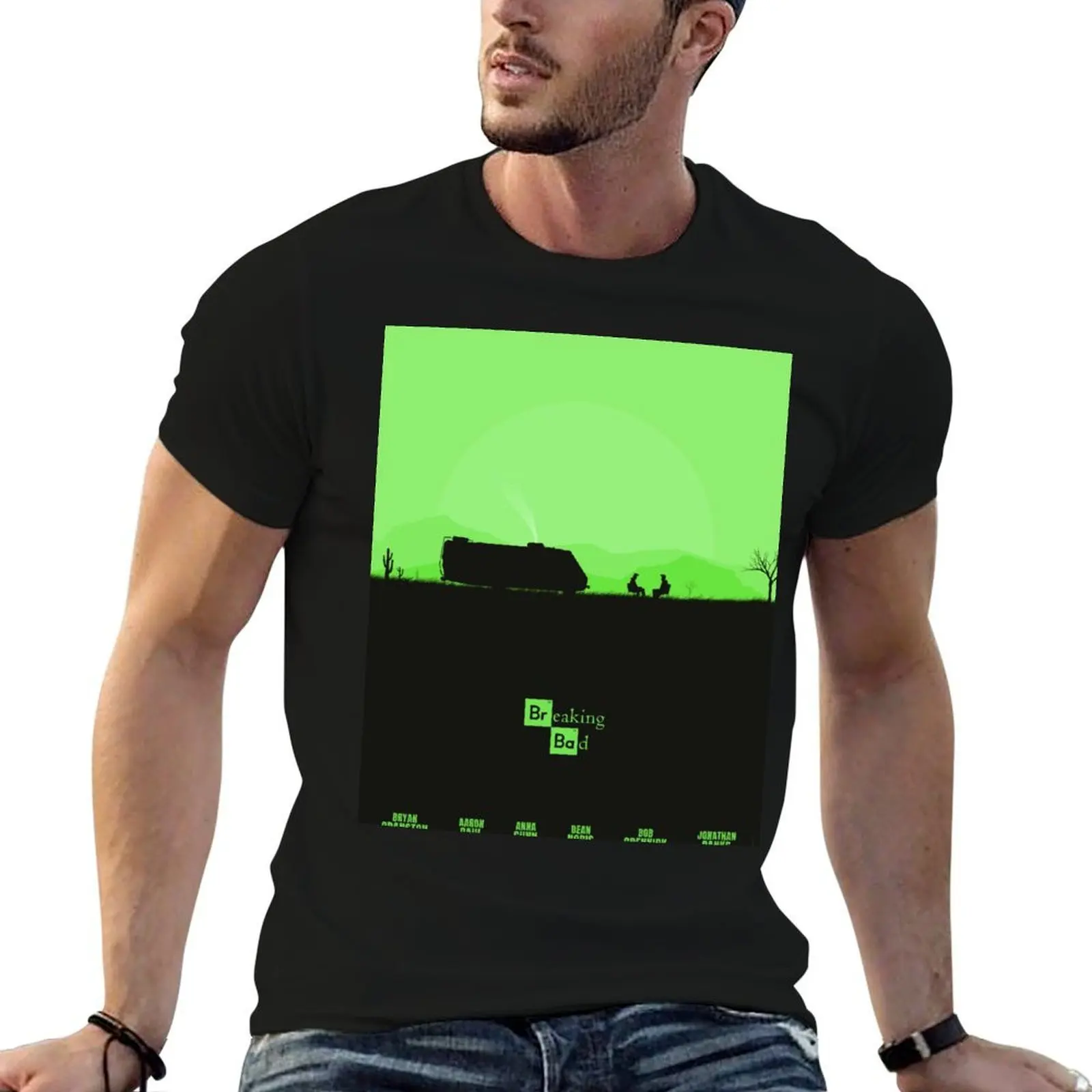 تي شيرت قطني سيئ فيلم الحد الأدنى كسر الرجل تي شيرت جرافيك 100% ملصق تي شيرت #1