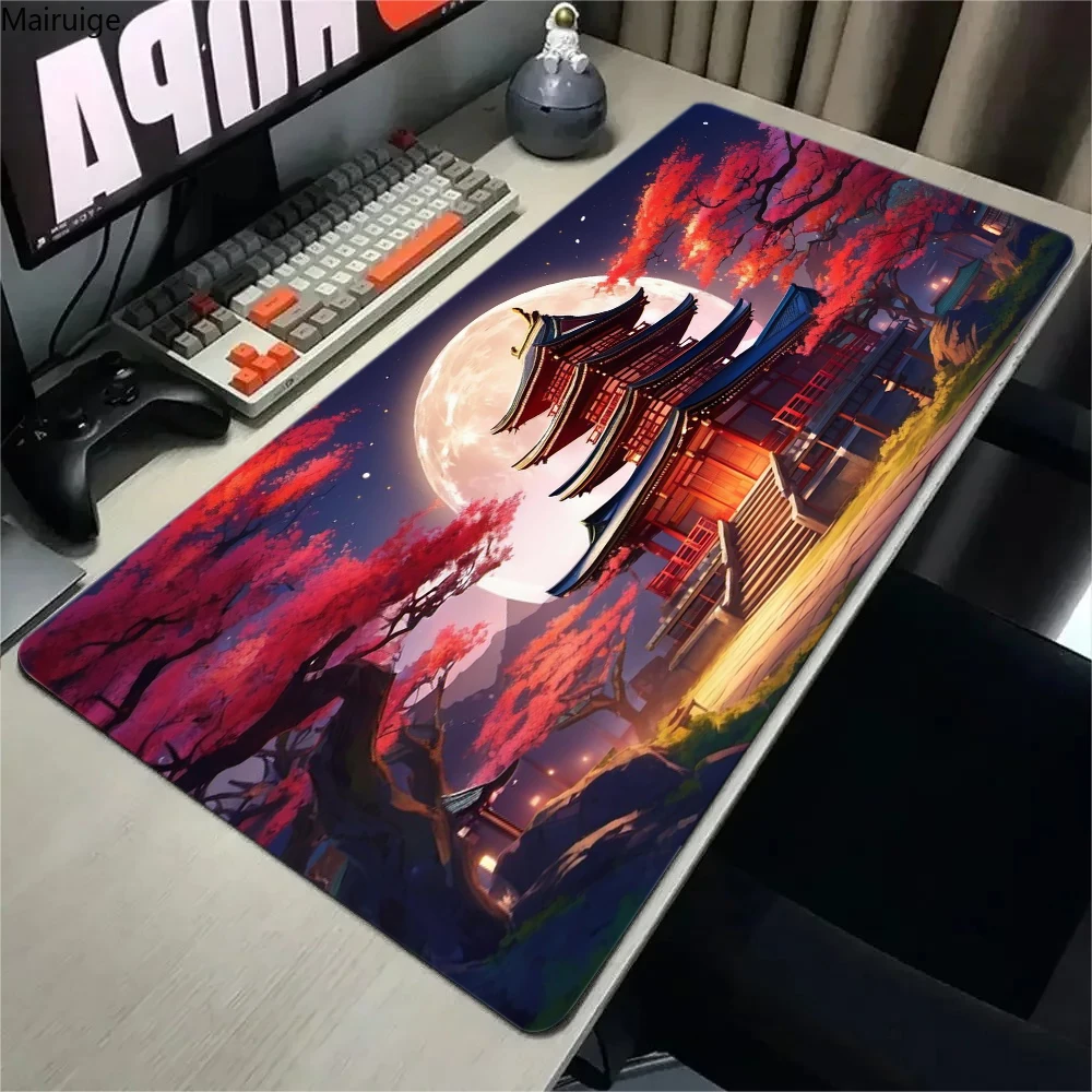 landscape mountain sunset cartoon HD Print Rubber Mouse Pad Extended Mousepad Pc Computer Anti-wrinkle Non-slip Carpet Desk Mat