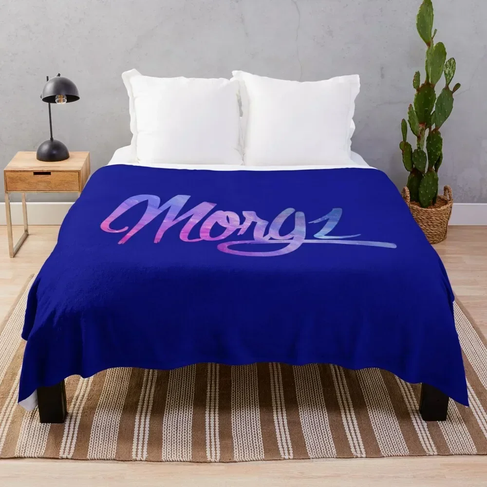 

Youth Morgz Galaxy Logo Throw Blanket All Season Lightweight Soft Blanket for Bed