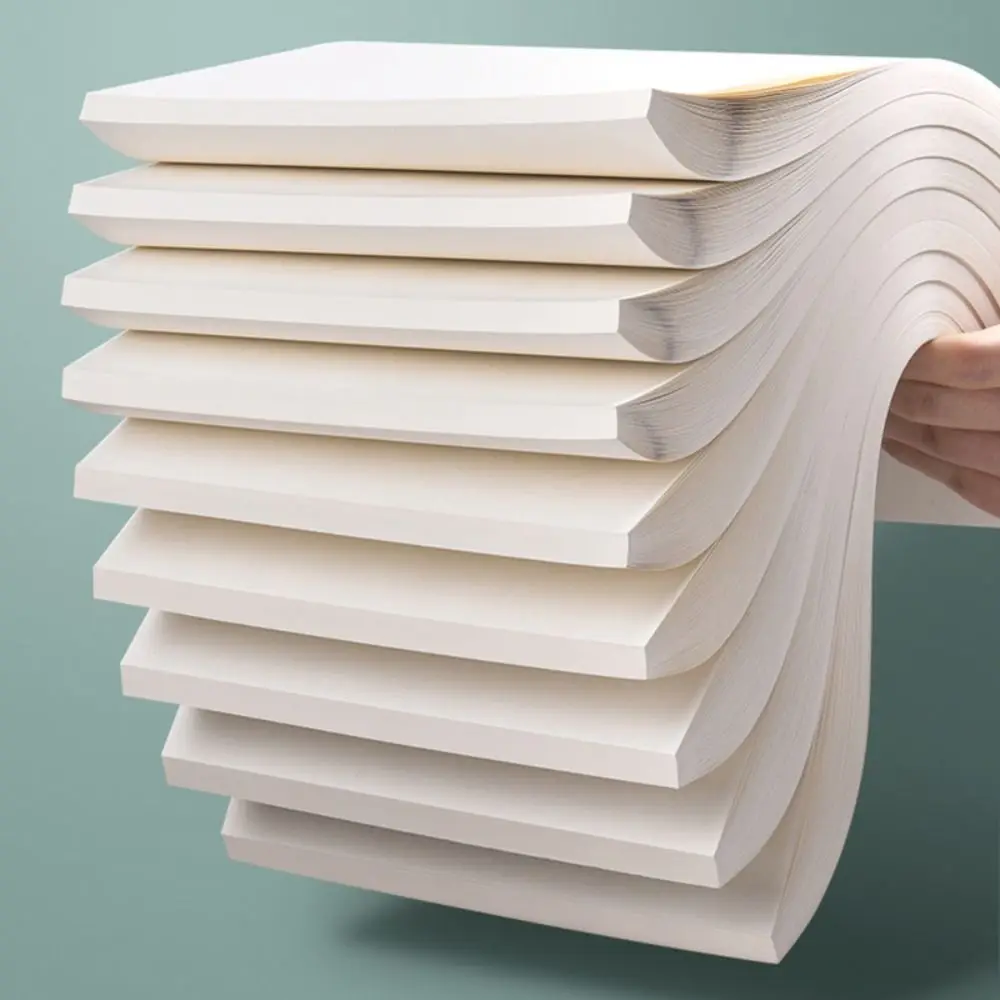 40/100 Blatt Langlebiges A4/B5 Kratzpapier Augenschutz Blanko/Raster/Unterteilung Kratzblock Verdickter Notizblock für Mathe-Berechnungen – Detail 7