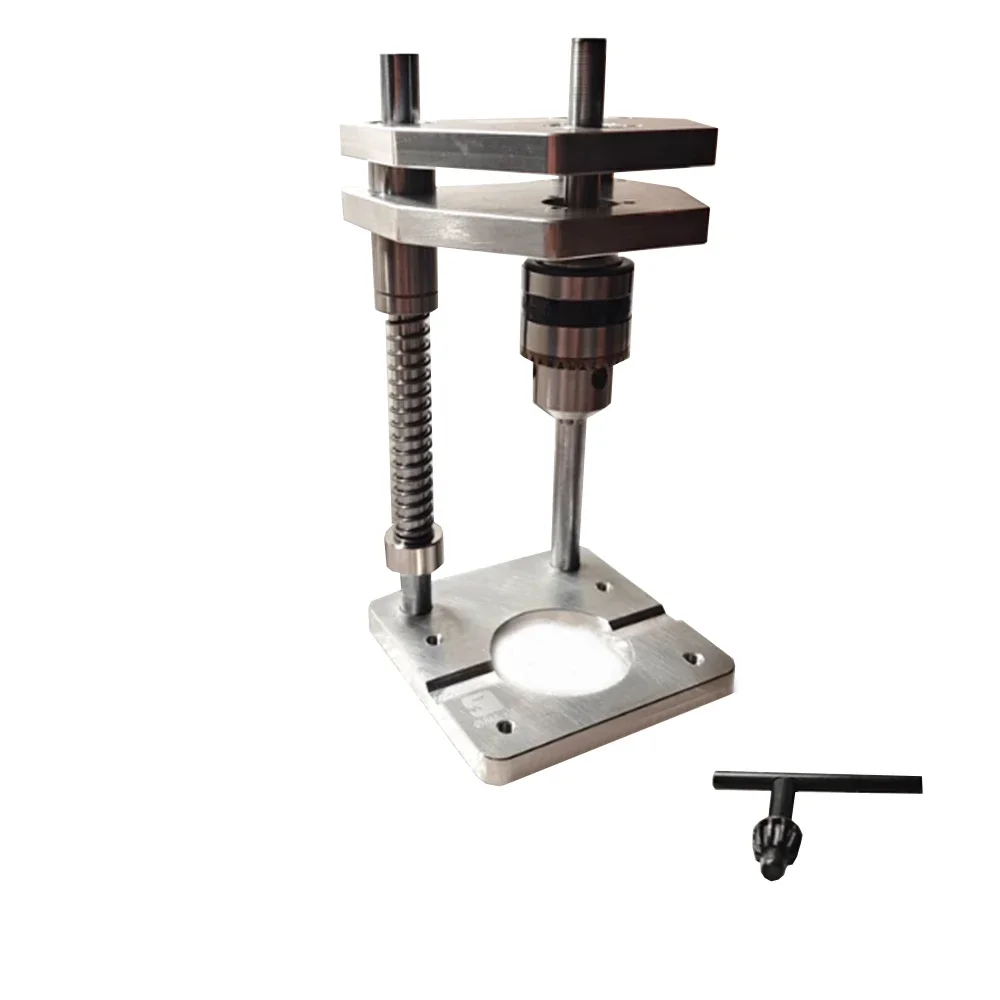 Auxiliary Vertical Bracket  Vertical Drilling Stand for Electric Drill Aluminum Profile Woodworking Drill Press Support Bracket