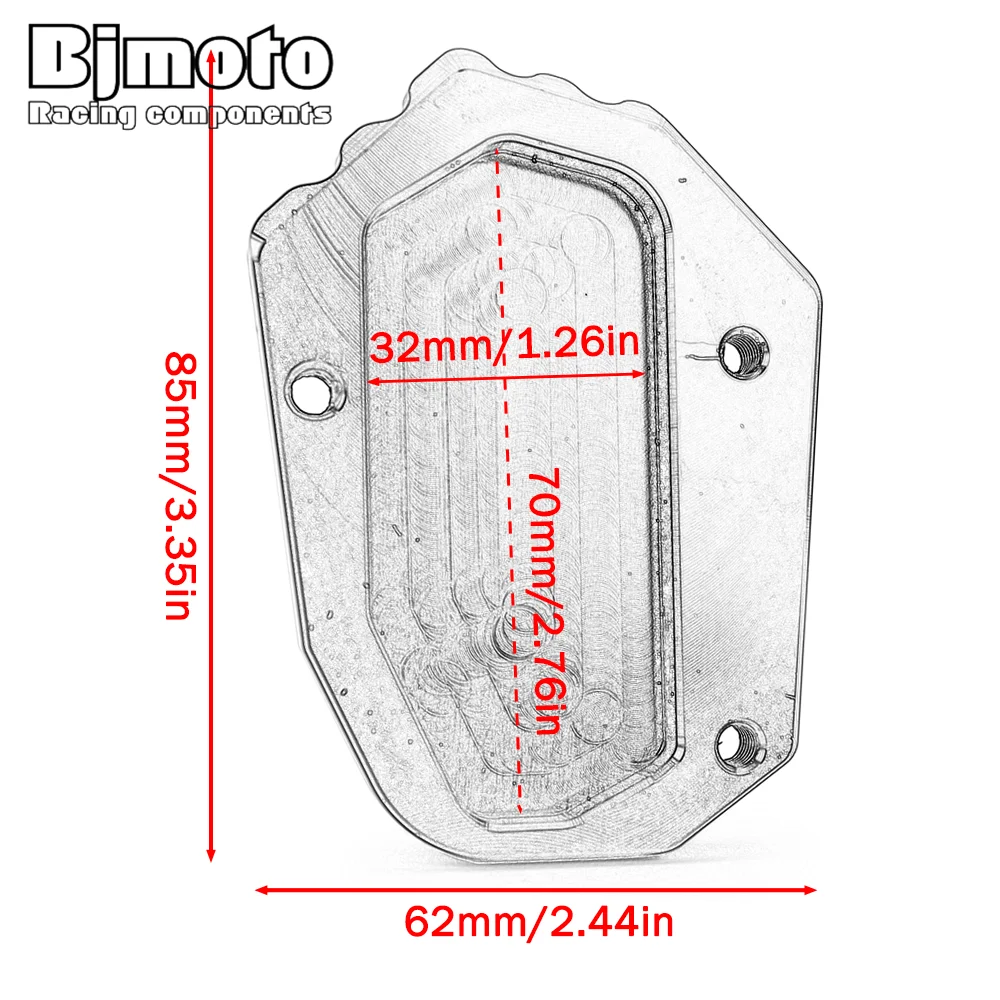 Support latéral pour BMW RlingR1300GS, R 1300 GS, R1300GS, 2023, 2024