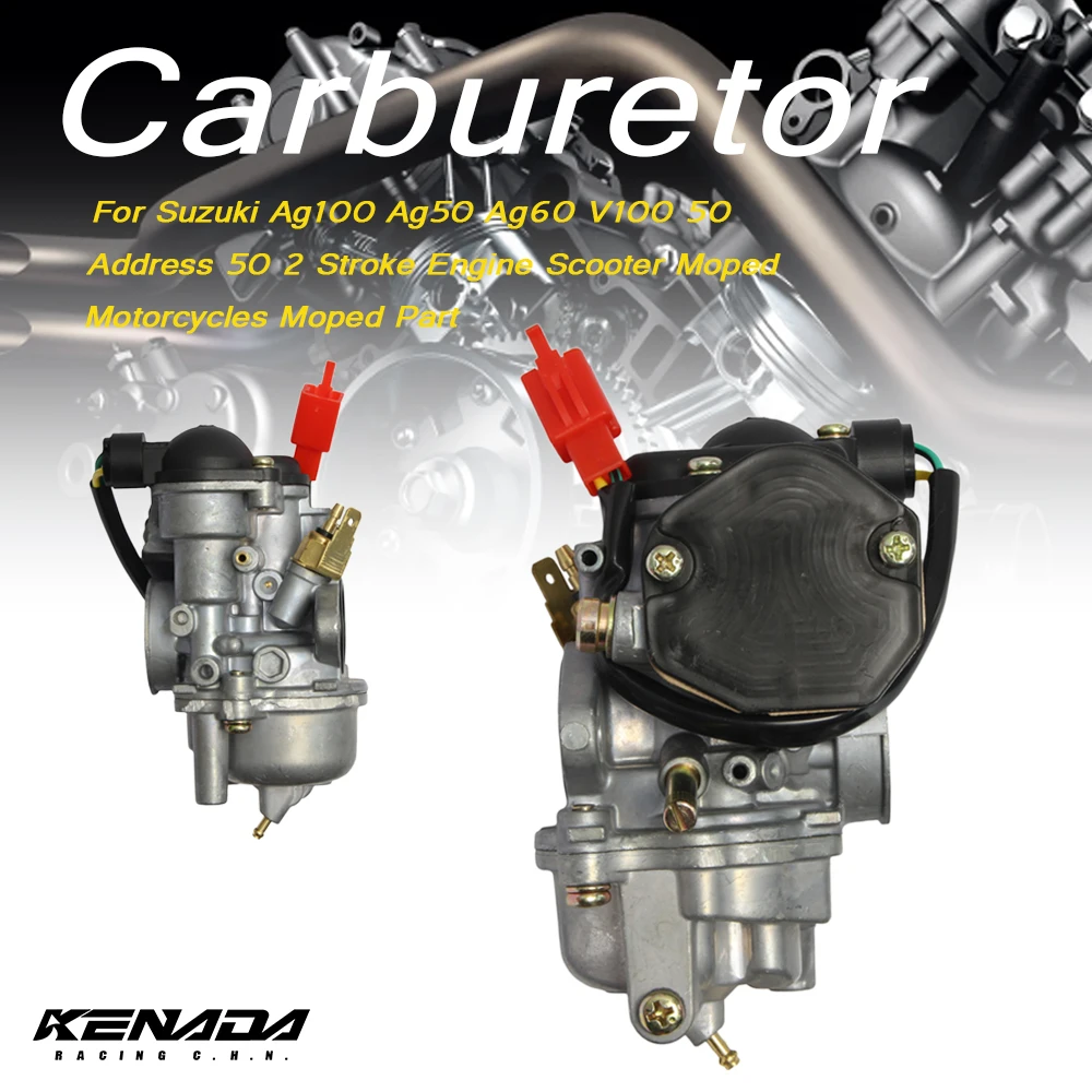 Carburador Carb For Suzuki Ag100 Ag50 Ag60 V100 50 Address 50 2 Stroke Engine Scooter Moped Motorcycles Moped Part