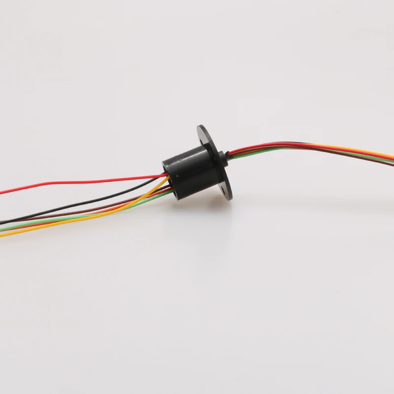 1PCS Dia 12.5mm 6 Wires 2A Capsule Electrical Slip Ring 250rpm Rotating Collector for Monitor Robotic Test Equipment Parts