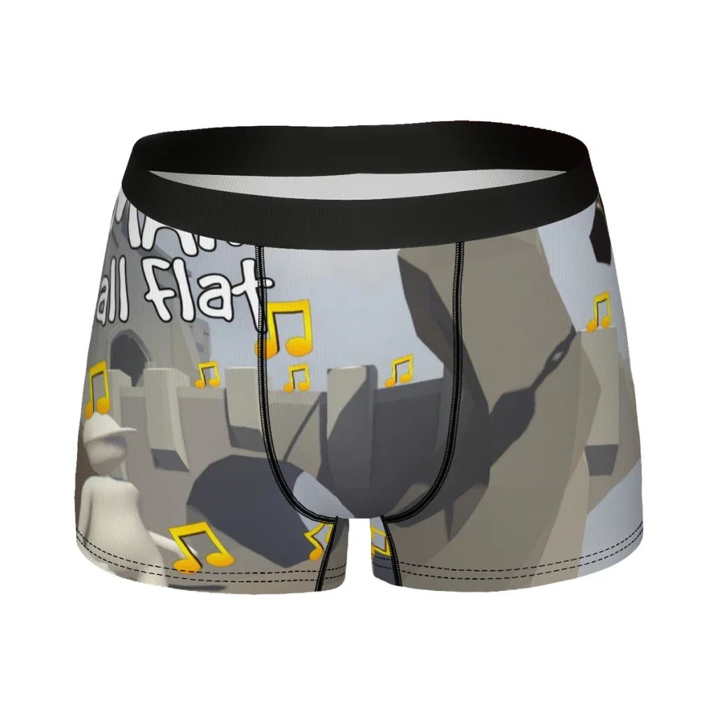 Human Fall Flat Menu Men Boxer Briefs Human Fall Flat Decrypting Games Breathable Creative Underwear High Quality Print Shorts