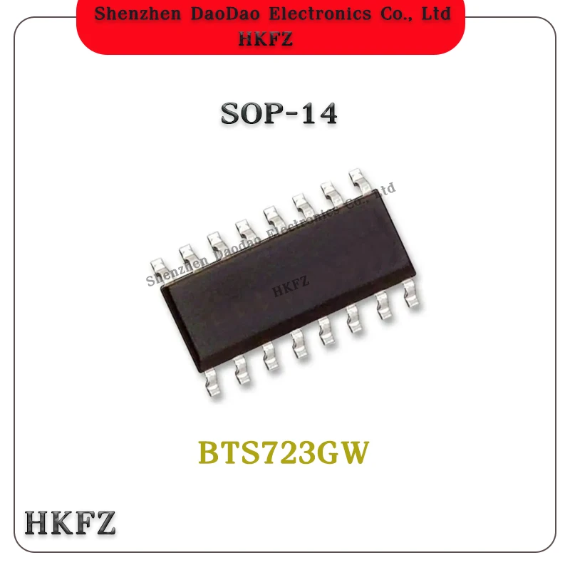 

10Pcs BTS723GW BTS723 IC SOP-14 chip