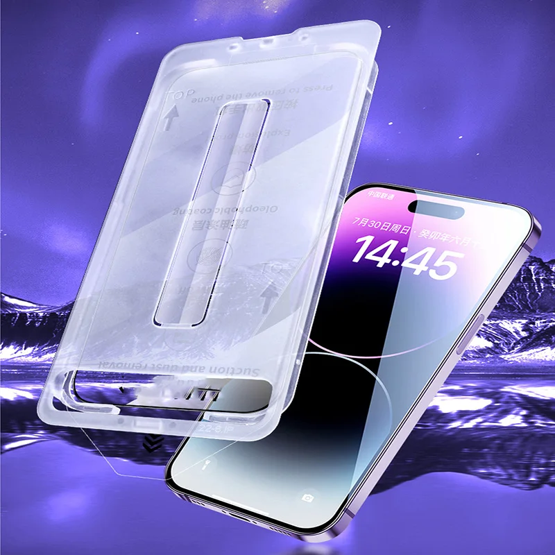 Premium Tempered Glass For iPhone 16 15 Pro Max Privacy Dust Free Screen Protector for iPhone16Plus 16 Pro Max Protective Glass