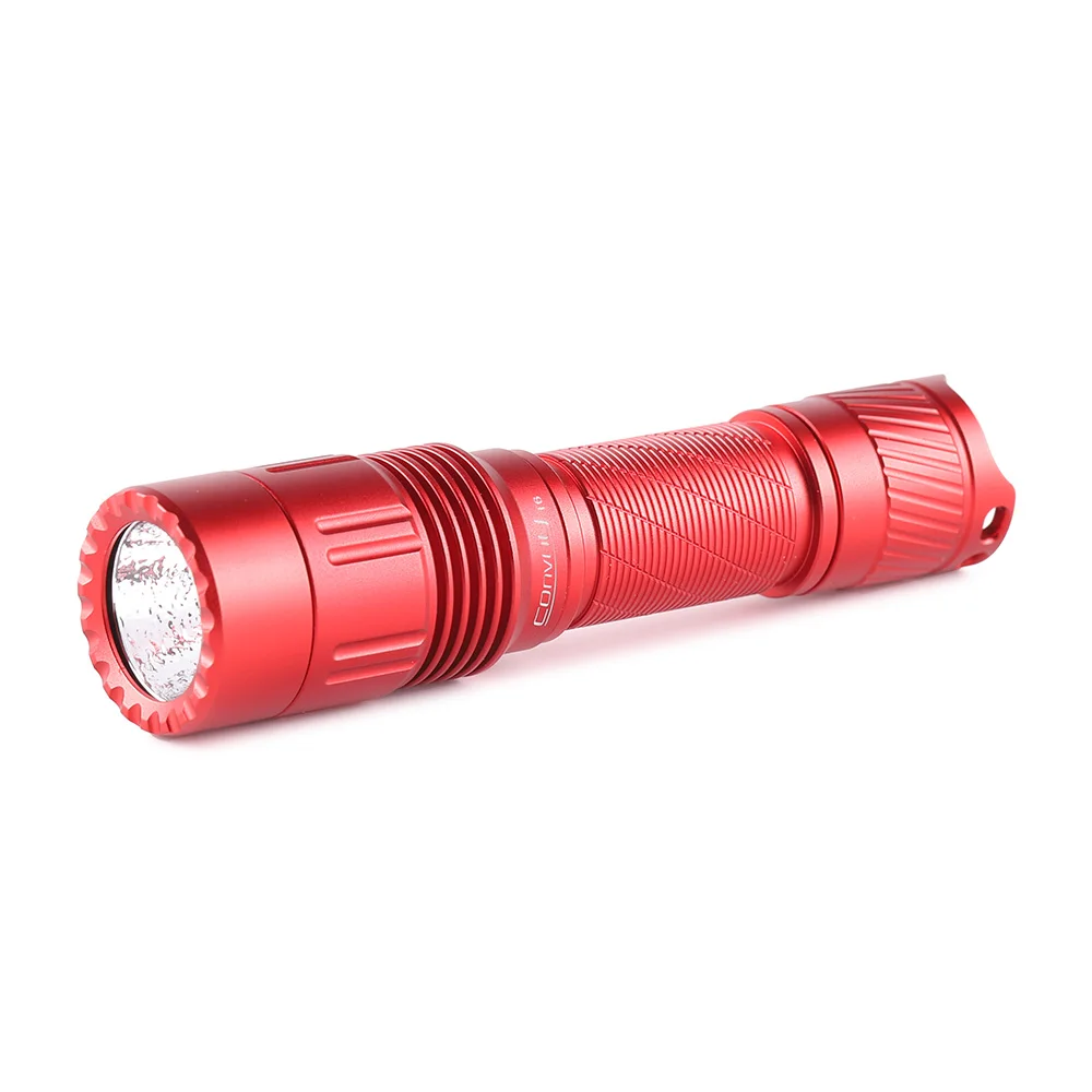 مصباح يدوي Convoy Red T6 SFT40 LED AA 14500 مدمج ومحمول للتنزه في الهواء الطلق وتسلق الجبال