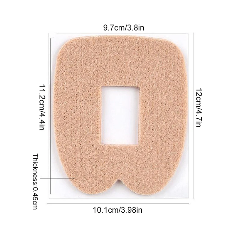Almohadillas de fieltro para pies, cojines adhesivos antidesgaste, almohadillas de fieltro suaves para mujeres y hombres, soporte para el antepié, alivio del dolor, 1/2/4/6 Uds.