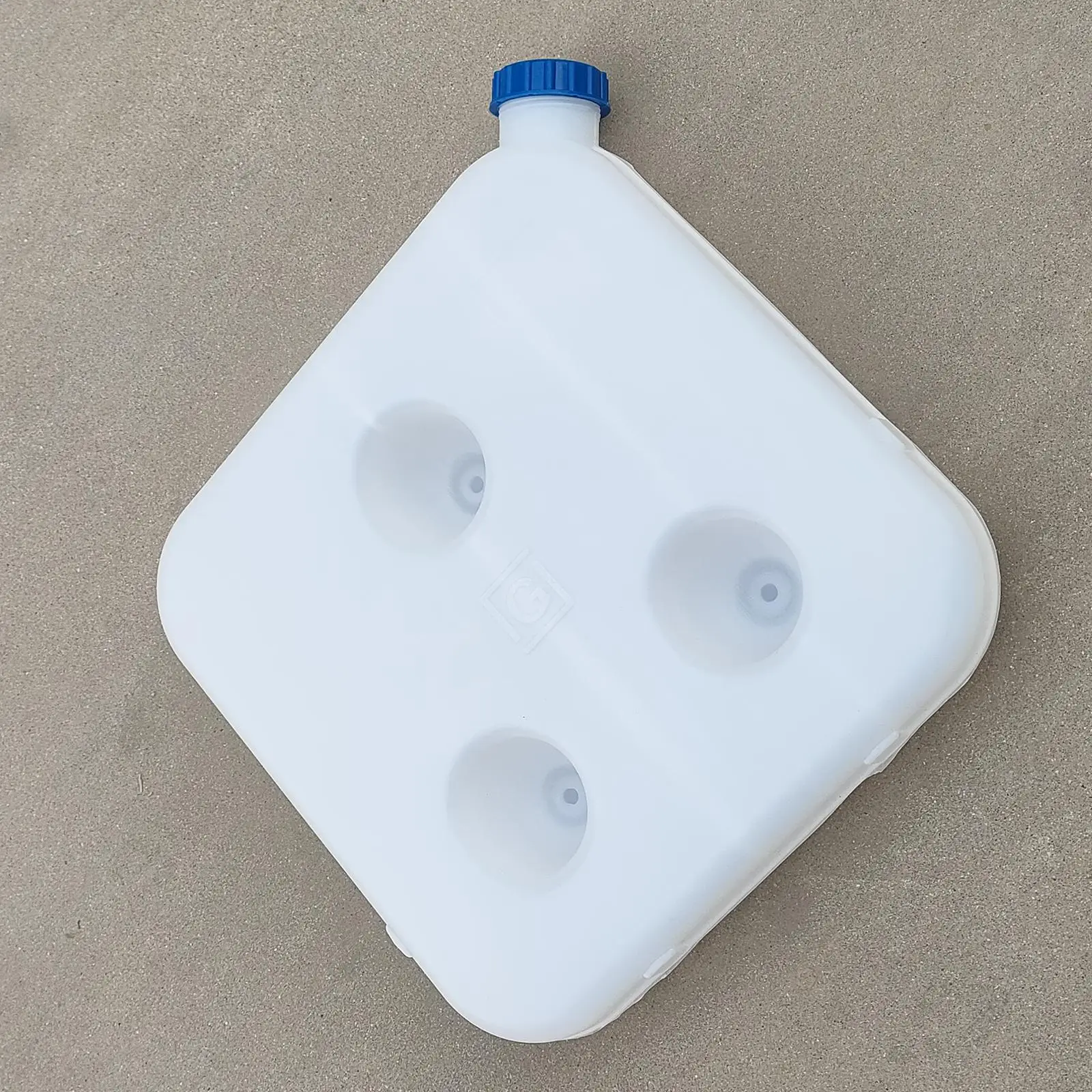 10L White Plastic Fuel Tank Durable Oil Gasoline Storage Container with Easy Mount for Car Truck Air Diesel Heater