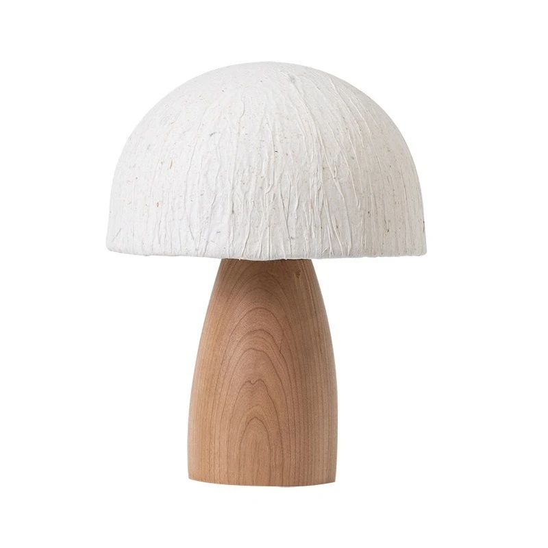 Mushroom lamp, creative handmade Japanese atmosphere lamp, living room dining room bedroom small table lamp