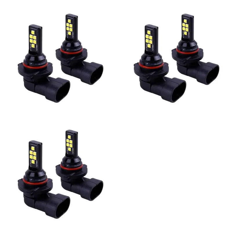 

6X HB4 9006 Светодиодная противотуманная фара Advanced 3030 SMD ДХО дневного света, холодный белый 6000K