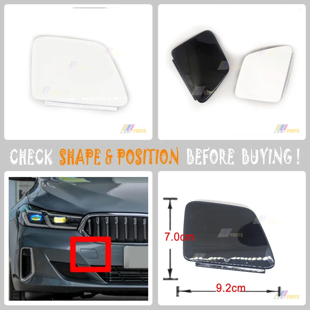 17-21 para BMW GT 6 GT6 G32 620dX 630dX 630iX 640dX 640iX GranTurismo FRONT TOW COVER