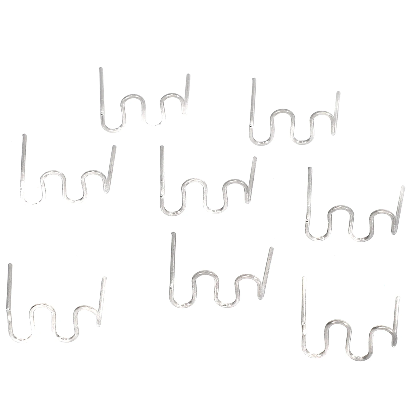ABAZJ Bacchette per saldatura Macchina per riparazione punti metallici a caldo Saldatura di plastica Cucitrice a caldo Riparazione paraurti auto Graffette ondulate precorte 0,8 mm