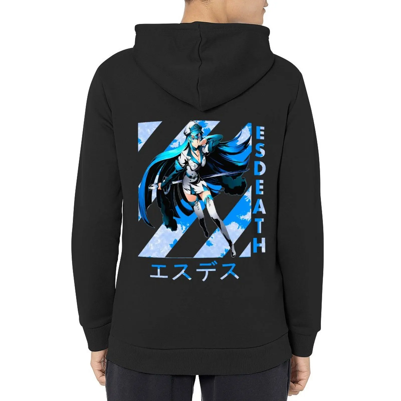 

Esdeath Hoodie korean autumn clothes mens clothing graphic t shirts men men's winter sweater new in hoodies & sweat-shirt