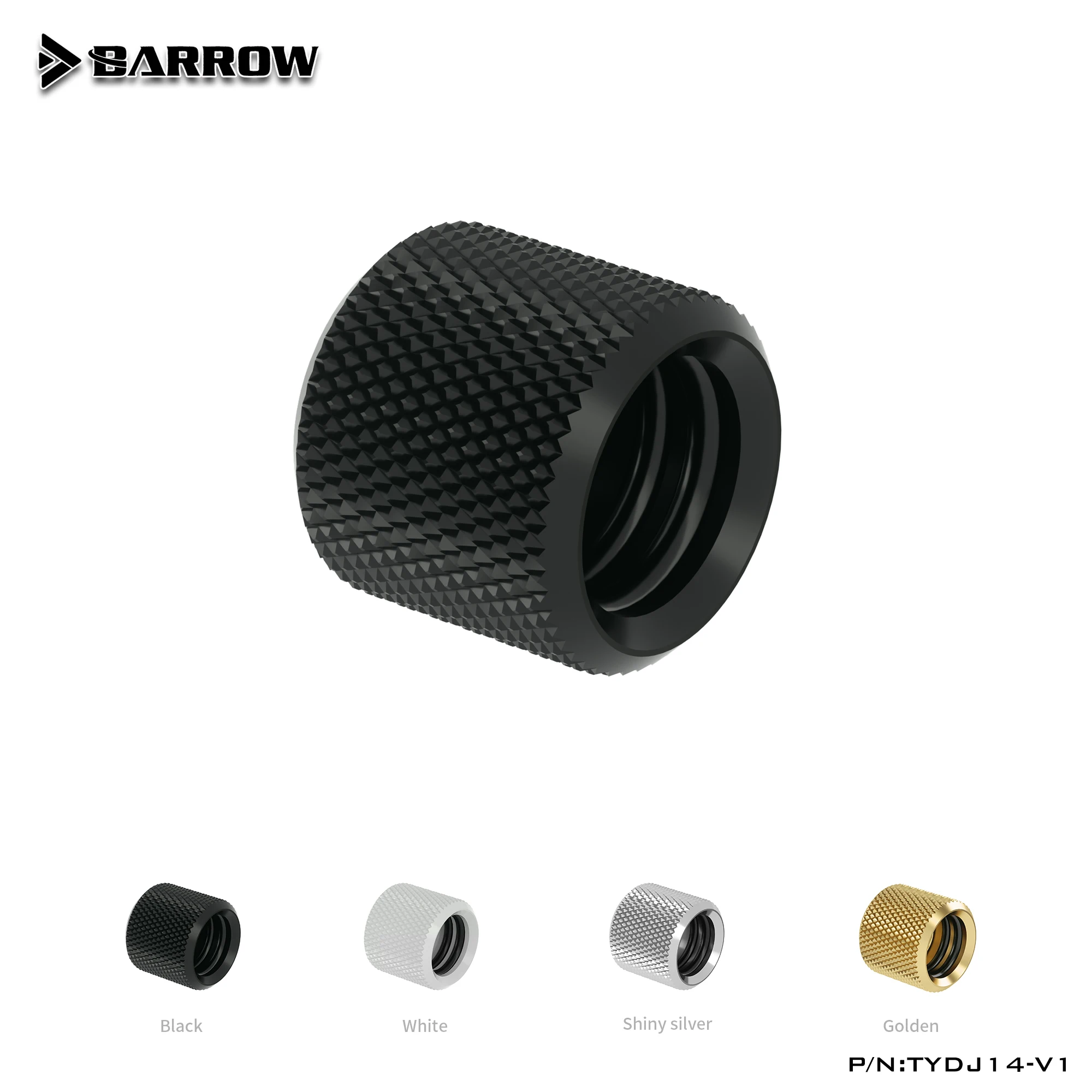 Barrow Water Cooling Hard Rigid Tube Extender Fitting Joint 14mm TYDJ14-V1