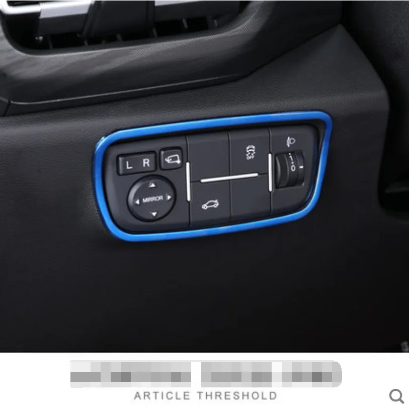 For Changan Eado Plus 2020 2021 2022 2023 Accessories Head Lights Lamp Switch Button Panel Frame Cover Trim Car Styling