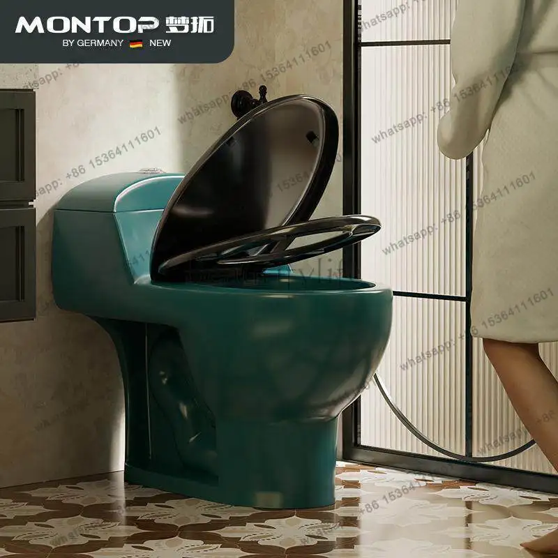 2026 American retro toilet bathroom siphon toilet