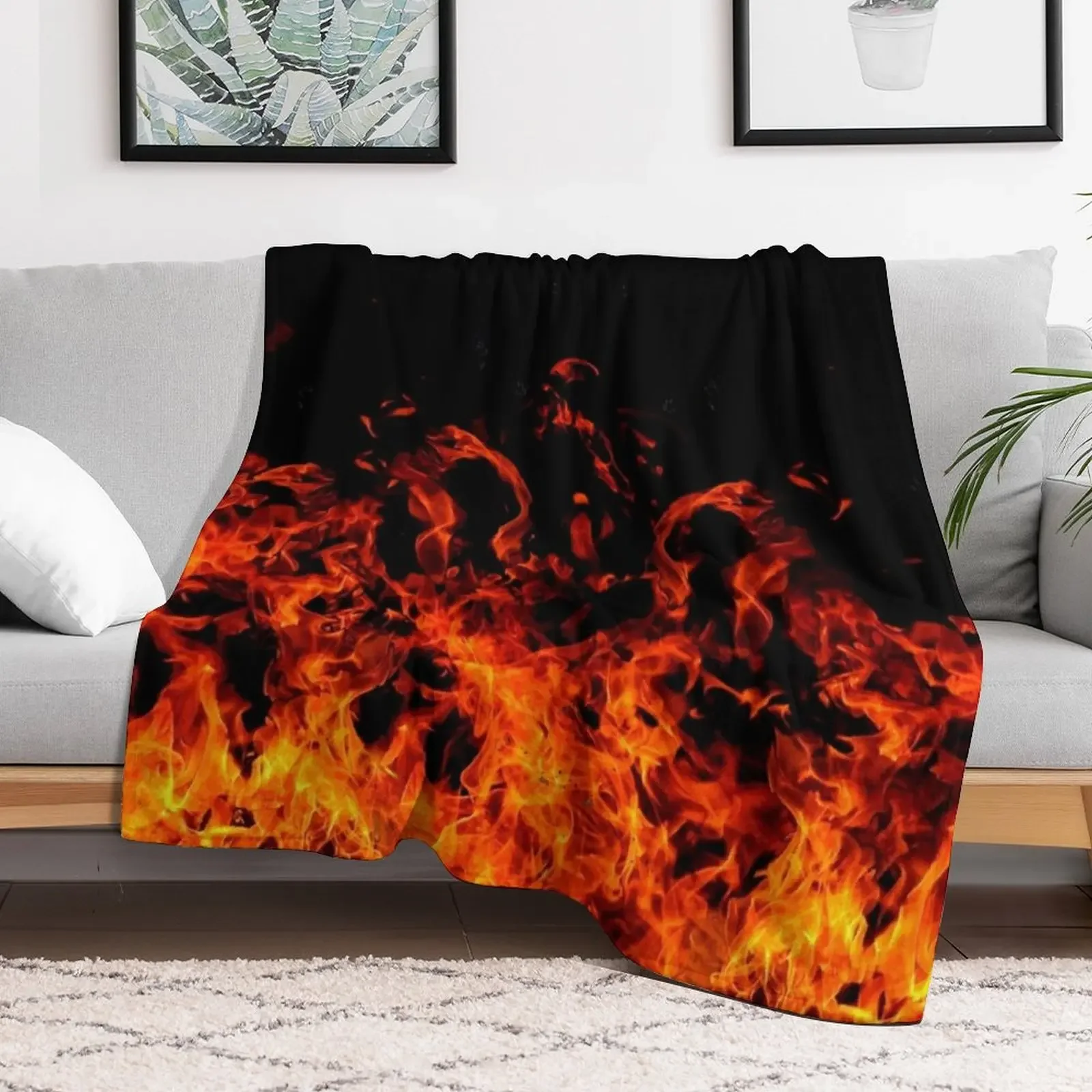 Flames Of Fury Throw Blanket Bed Fashionable Loose Decorative Sofa Blankets