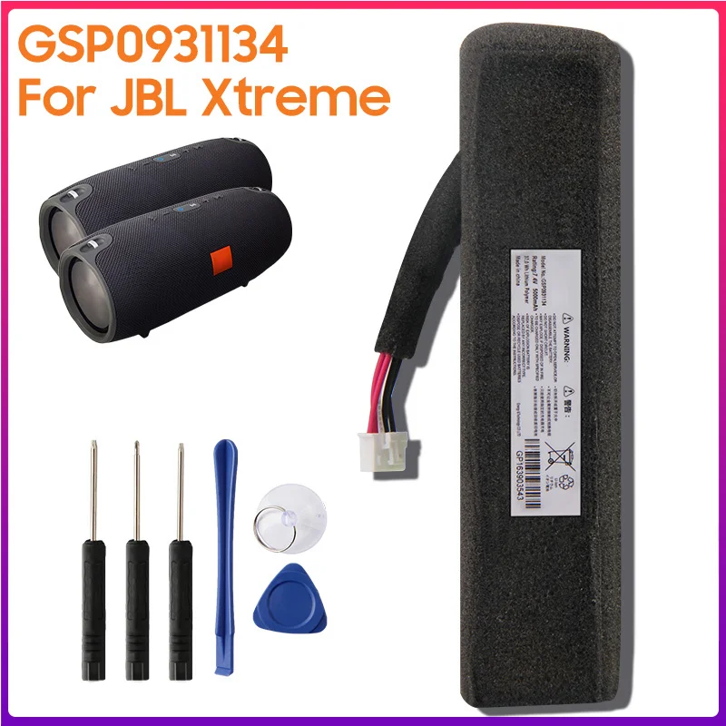 Original Battery GSP0931134 For JBL Xtreme Bluetooth Audio Outdoor Speaker Authentic Battery 5000mAh