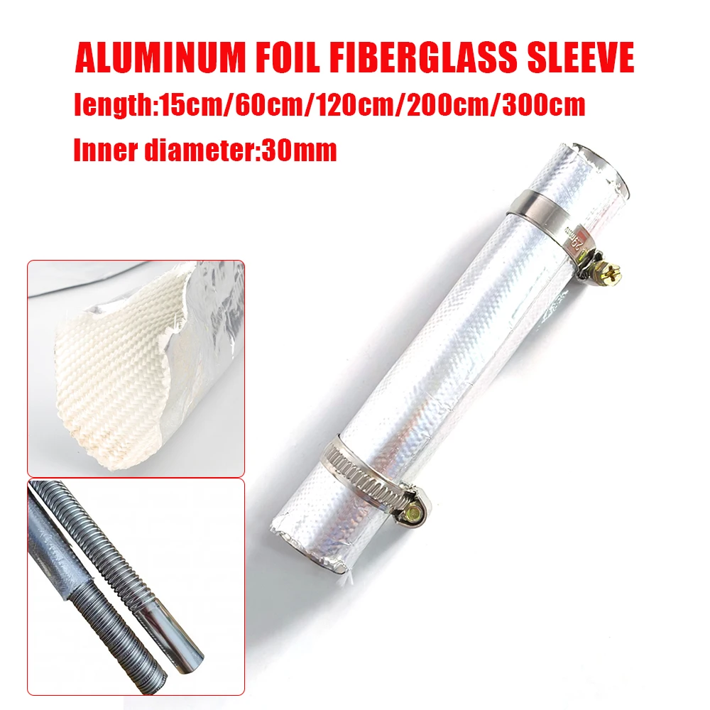 سخان التوقف ماسورة العادم الألومنيوم احباط الألياف الزجاجية خرطوم تأخير مجموعة العزل ل Webasto Eberspacier خرطوم تأخر العزل