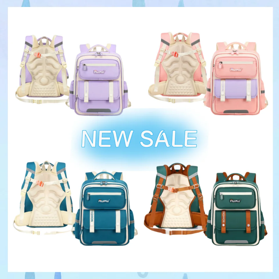 

Горячий новый рюкзак для учащихся начальной школы, рюкзак с несколькими отделениями для защиты позвоночника, легкий детский праздничный праздничный подарок