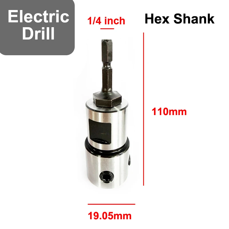 Wechseln Sie zum 3/4"-Weldon-Adapter-Kernbohrer. | 1/2"-20UNF Gewinde Elektrischer Bohrhammer Schraubenschlüssel Bohrgerät Wasserbohrer Fräsmaschine – Detail 3