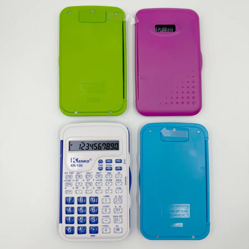 10-Digit Scientific Electronic Calculator Multifunctional Portable Calculator Student Stationery Office Supplie Coin Battery