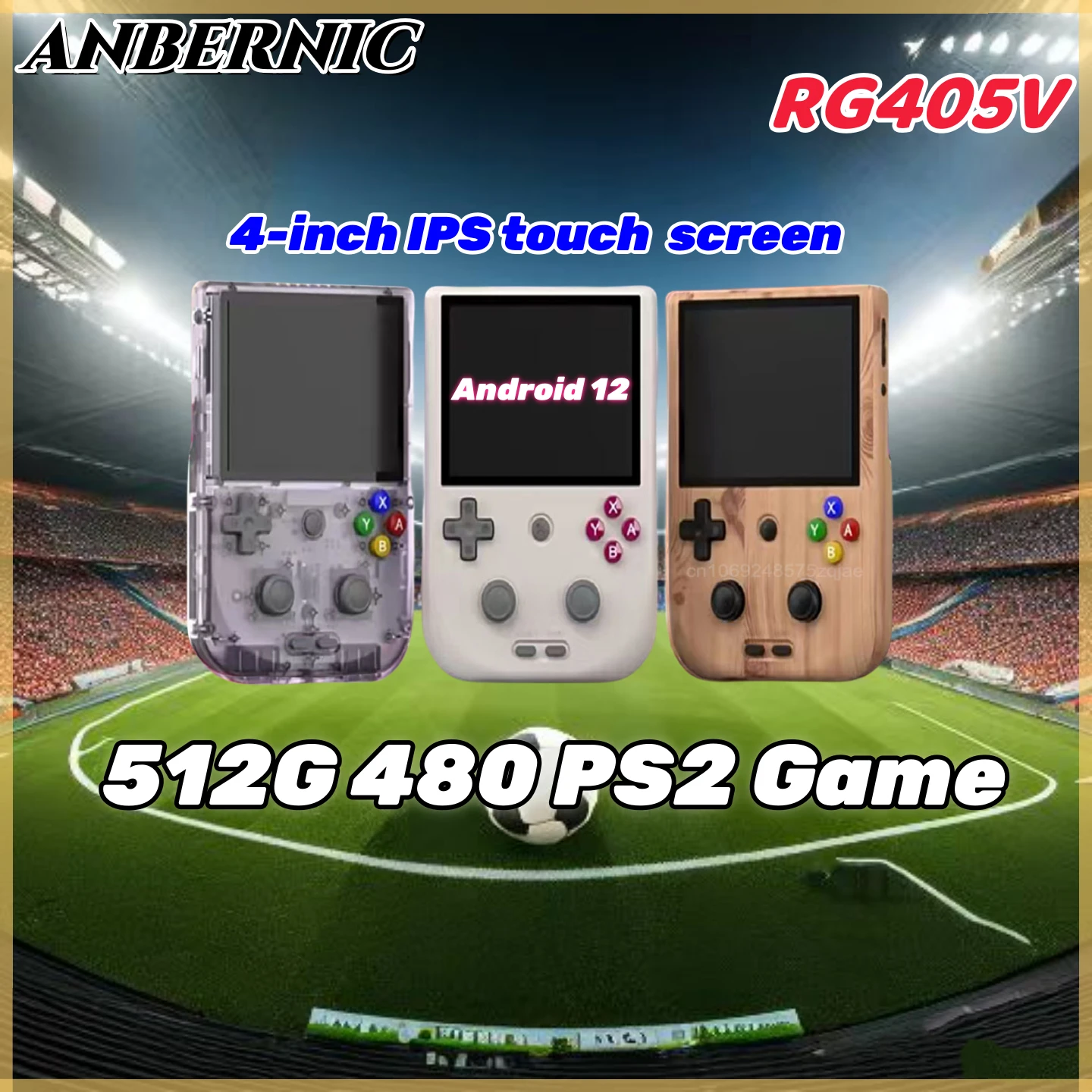 ANBERNIC RG405V Handheld video Game Retro Player portable Console 4 INCH IPSTouch Screen 5G WIFI Bluetooth Android 12 PS2 PSP