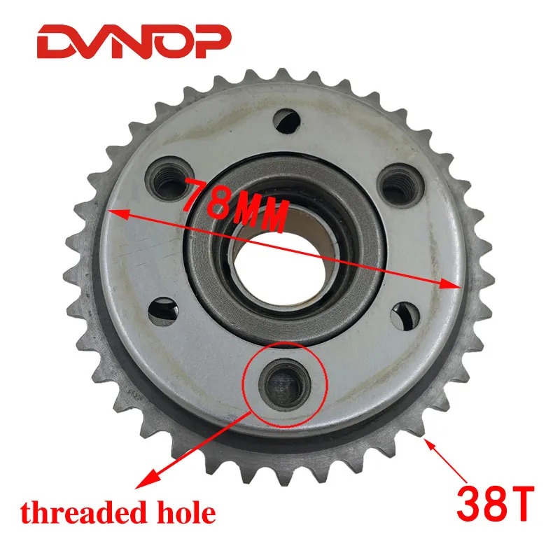 Motorcycle Engine parts one way Starter Clutch Overrunning Clutch Gear For HONDA CA250 CBT125 CM125 DD250 JH250 CBT250 DD350