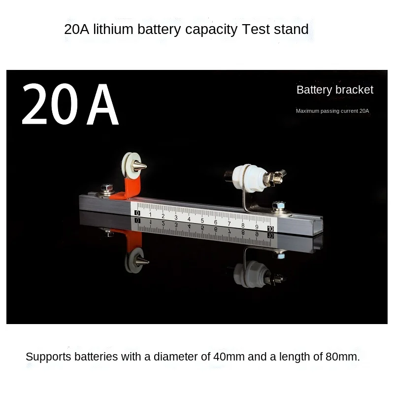 18650 test stand 26800 lithium battery 32650 fixture 26650 capacity 21700 maximum current 20A support