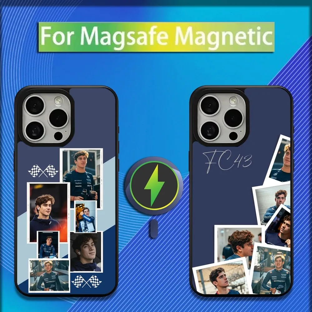 Rider F-Franco Colapinto Phone Case For iPhone 16,15,14,13,12,11,Plus,Pro,Max,Mini Magsafe Magnetic Wireless Charging